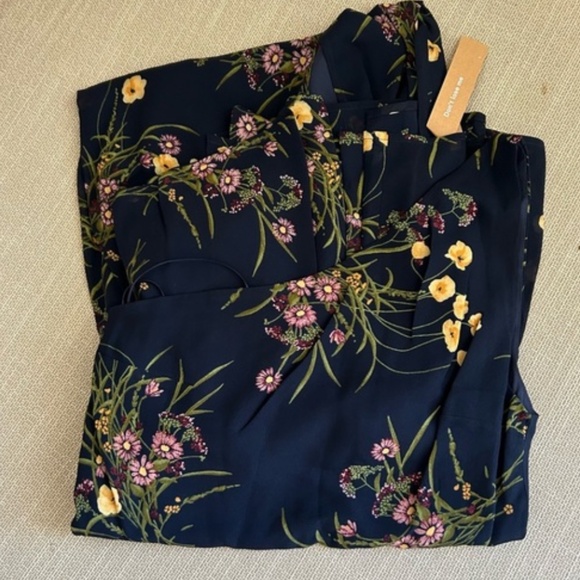 Reformation Floral Maxi Dress - Black and Yellow - Picture 5 of 11